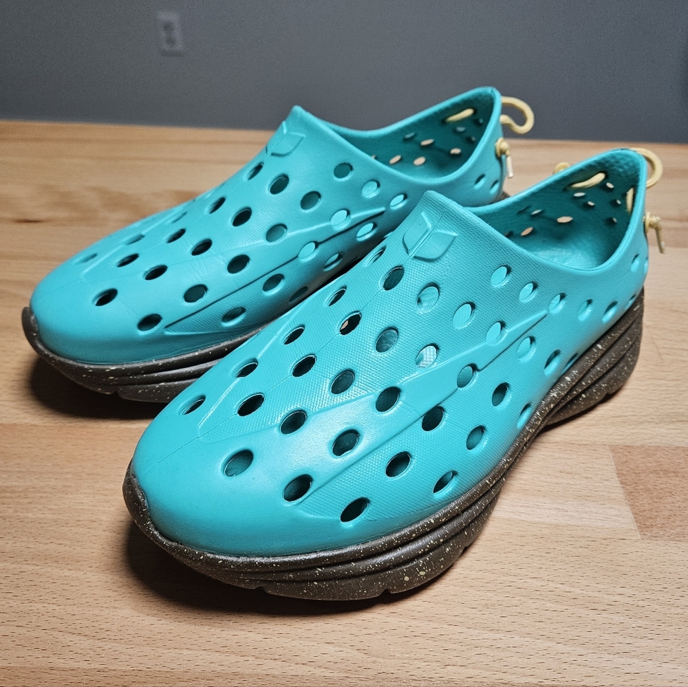 Kane Revive Shoes Seafoam Green Slip On Recovery Clogs Comfort Men 8| Women 10